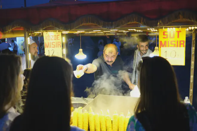 Corn street food place.