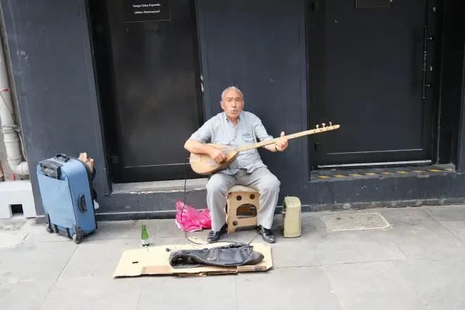 Street musician.